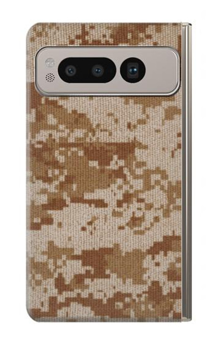 S2939 Camo camouflage numérique Désert Etui Coque Housse pour Google Pixel Fold