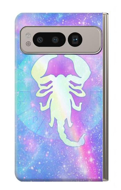 S3267 Zodiaque Scorpion Etui Coque Housse pour Google Pixel Fold