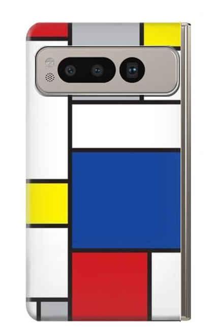 S3536 Art moderne Etui Coque Housse pour Google Pixel Fold