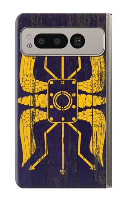 S3546 Roman Bouclier Bleu Etui Coque Housse pour Google Pixel Fold