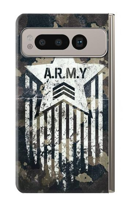 S3666 Camouflage de l'armée Etui Coque Housse pour Google Pixel Fold