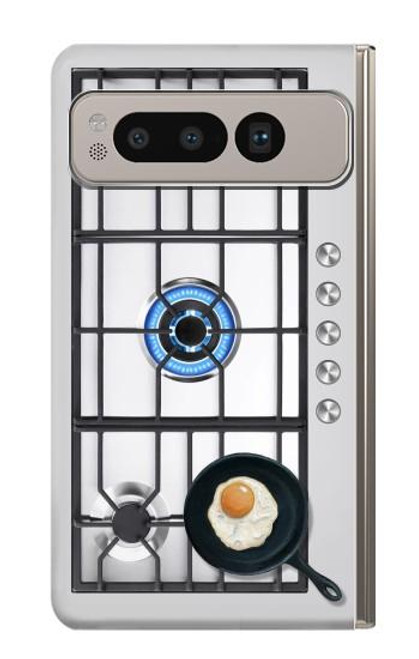 S3928 Cuisine graphique de cuisine Etui Coque Housse pour Google Pixel Fold