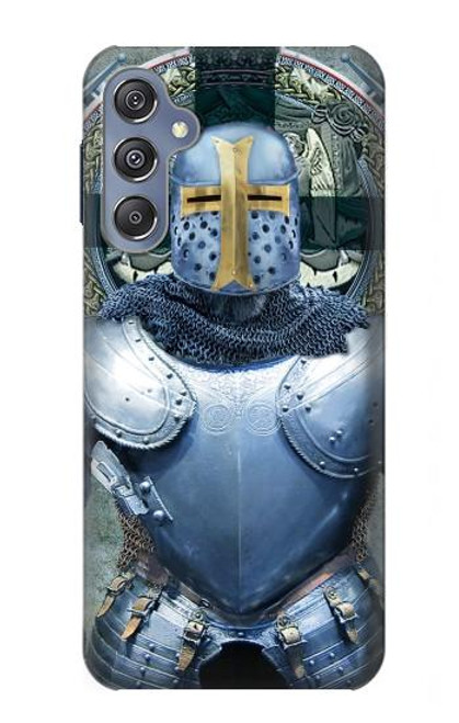 S3864 Templier Médiéval Chevalier Armure Lourde Etui Coque Housse pour Samsung Galaxy M34 5G