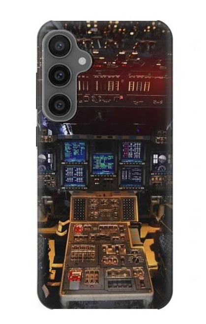 S3836 Poste de pilotage d'avion Etui Coque Housse pour Samsung Galaxy S23 FE