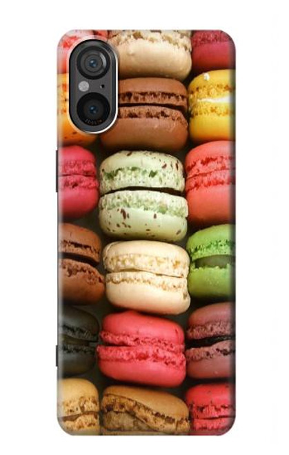 S0080 macarons Etui Coque Housse pour Sony Xperia 5 V