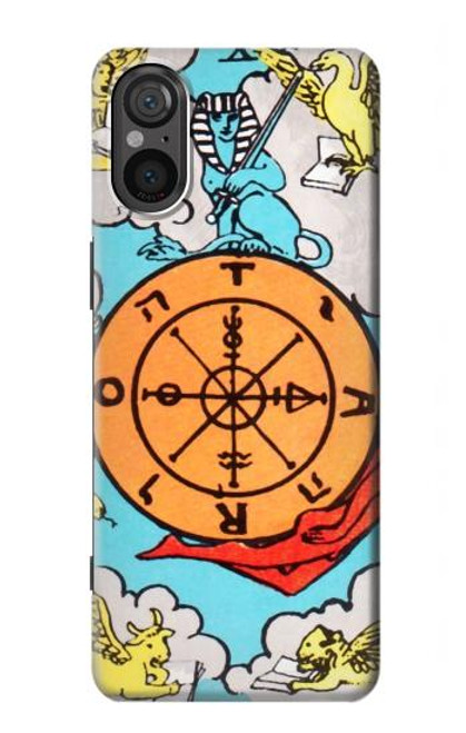 S0564 Tarot Fortune Etui Coque Housse pour Sony Xperia 5 V