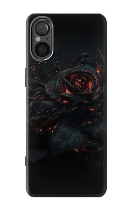 S3672 Rose brûlée Etui Coque Housse pour Sony Xperia 5 V