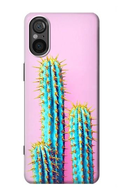 S3673 Cactus Etui Coque Housse pour Sony Xperia 5 V