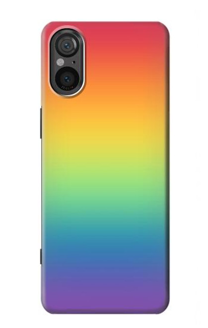 S3698 Drapeau de fierté LGBT Etui Coque Housse pour Sony Xperia 5 V