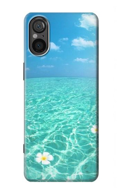 S3720 Summer Ocean Beach Etui Coque Housse pour Sony Xperia 5 V