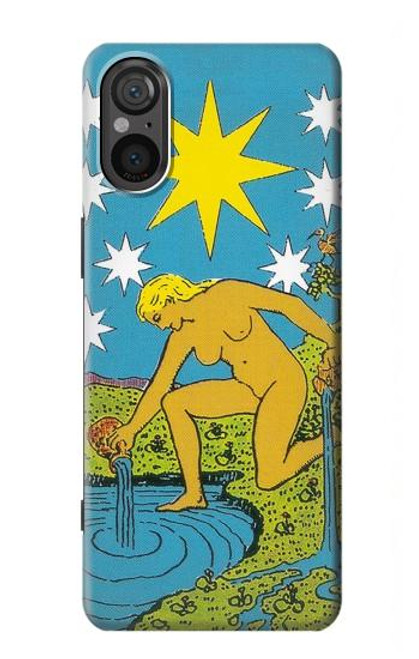 S3744 Carte de tarot l'étoile Etui Coque Housse pour Sony Xperia 5 V