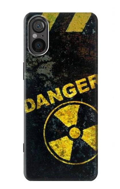 S3891 Risque nucléaire Danger Etui Coque Housse pour Sony Xperia 5 V