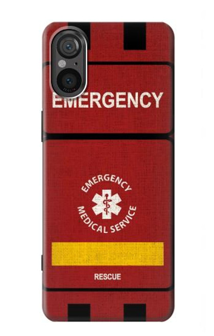 S3957 Service médical d'urgence Etui Coque Housse pour Sony Xperia 5 V