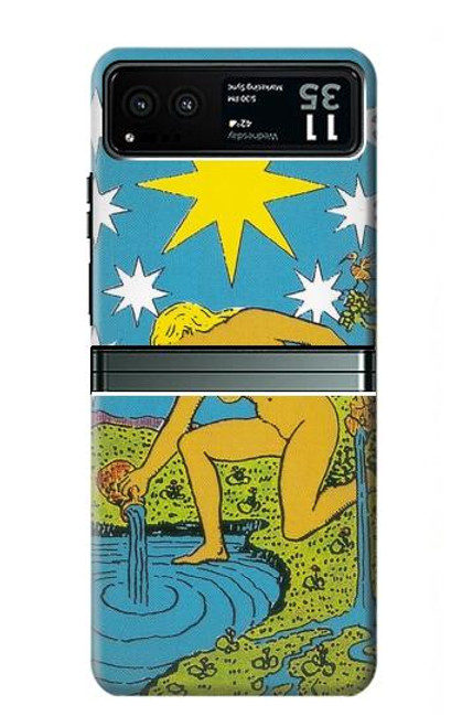 S3744 Carte de tarot l'étoile Etui Coque Housse pour Motorola Razr 40