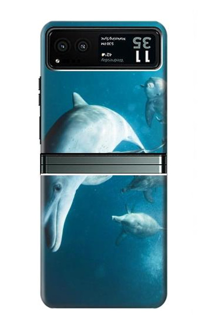 S3878 Dauphin Etui Coque Housse pour Motorola Razr 40