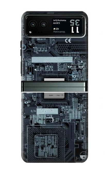 S3880 Impression électronique Etui Coque Housse pour Motorola Razr 40