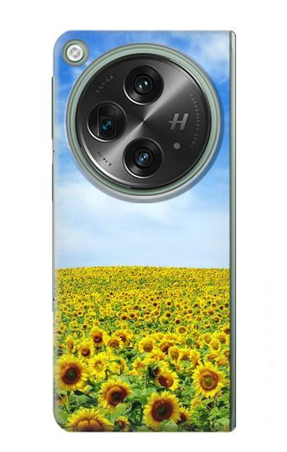 S0232 Tournesol Etui Coque Housse pour OnePlus OPEN