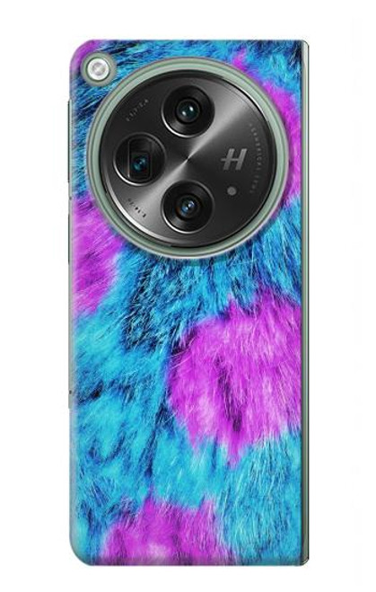 S2757 Monstre de fourrure Motif graphique Peau Etui Coque Housse pour OnePlus OPEN