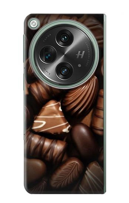 S3840 Amateurs de chocolat au lait au chocolat noir Etui Coque Housse pour OnePlus OPEN