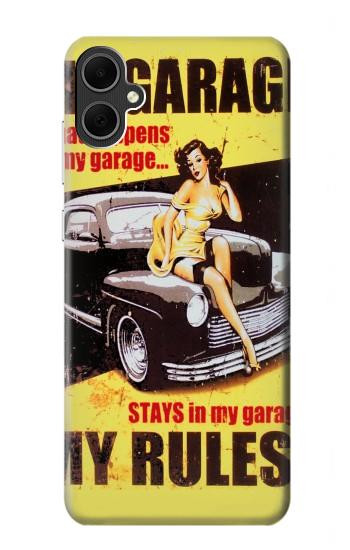 S3198 Mon Garage Afficher fille Etui Coque Housse pour Samsung Galaxy A05