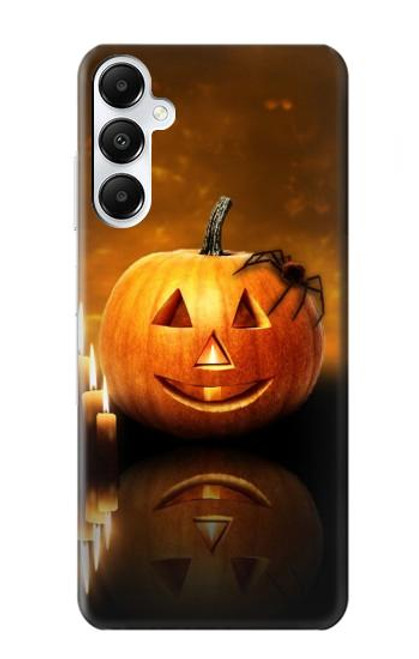 S1083 Citrouille araignée bougies Halloween Etui Coque Housse pour Samsung Galaxy A05s