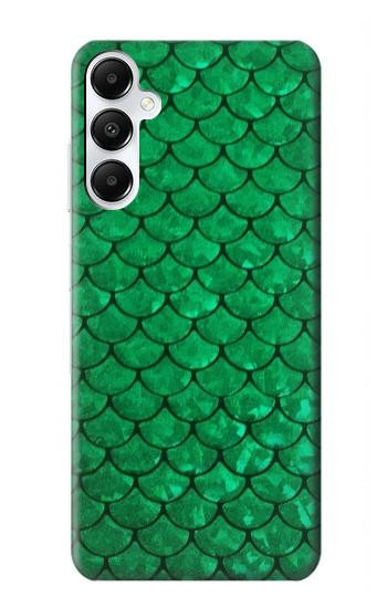 S2704 Vert poisson échelle motif graphique Etui Coque Housse pour Samsung Galaxy A05s