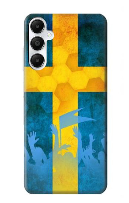S2990 Suède Football Football Etui Coque Housse pour Samsung Galaxy A05s