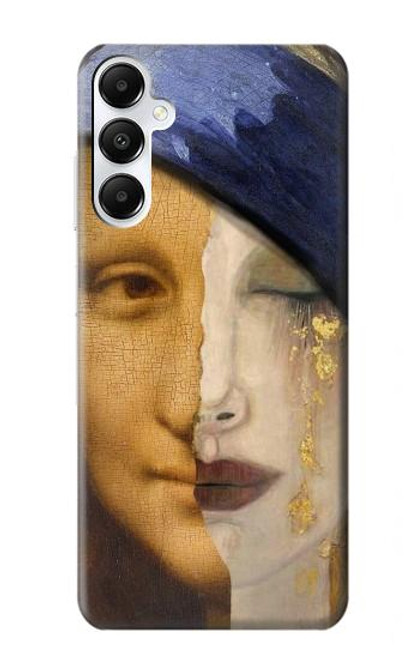 S3853 La Joconde Gustav Klimt Vermeer Etui Coque Housse pour Samsung Galaxy A05s