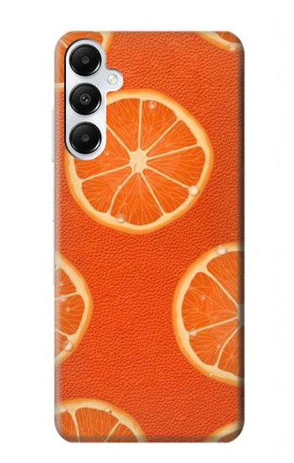 S3946 Motif orange sans couture Etui Coque Housse pour Samsung Galaxy A05s