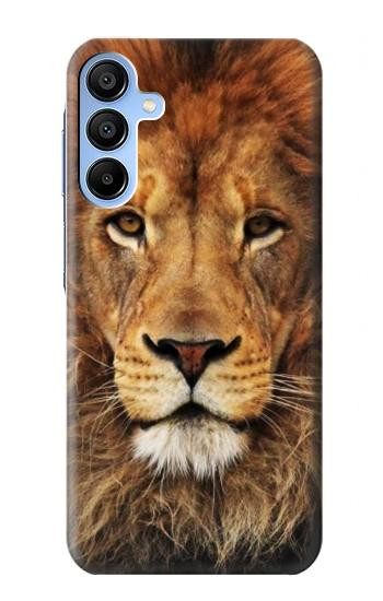 S2870 Lion Roi des Bêtes Etui Coque Housse pour Samsung Galaxy A15 5G