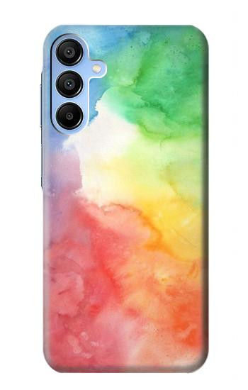 S2945 Aquarelle colorée Etui Coque Housse pour Samsung Galaxy A15 5G