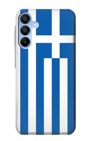 S3102 Drapeau de la Grèce Etui Coque Housse pour Samsung Galaxy A15 5G