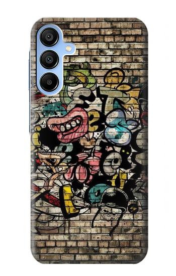 S3394 Graffiti mur Etui Coque Housse pour Samsung Galaxy A15 5G