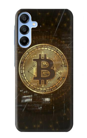 S3798 Crypto-monnaie Bitcoin Etui Coque Housse pour Samsung Galaxy A15 5G