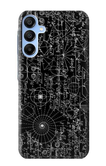 S3808 Tableau noir de mathématiques Etui Coque Housse pour Samsung Galaxy A15 5G