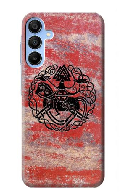 S3831 Symbole antique nordique viking Etui Coque Housse pour Samsung Galaxy A15 5G