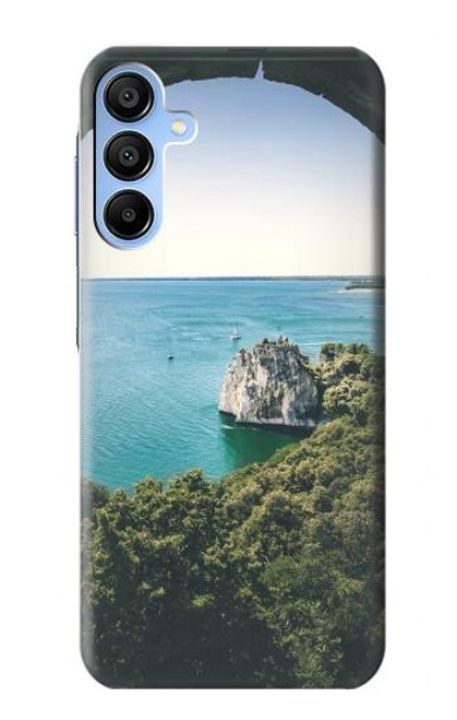 S3865 Europe Plage Duino Italie Etui Coque Housse pour Samsung Galaxy A15 5G