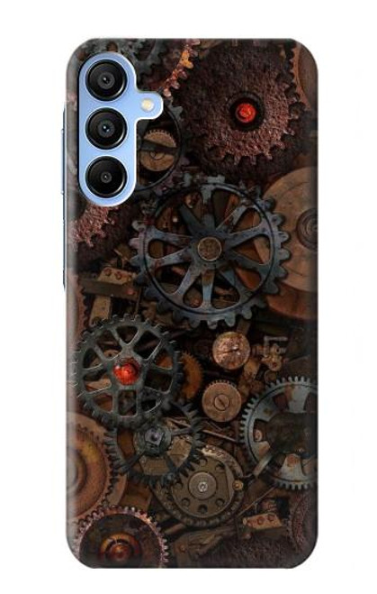 S3884 Engrenages Mécaniques Steampunk Etui Coque Housse pour Samsung Galaxy A15 5G