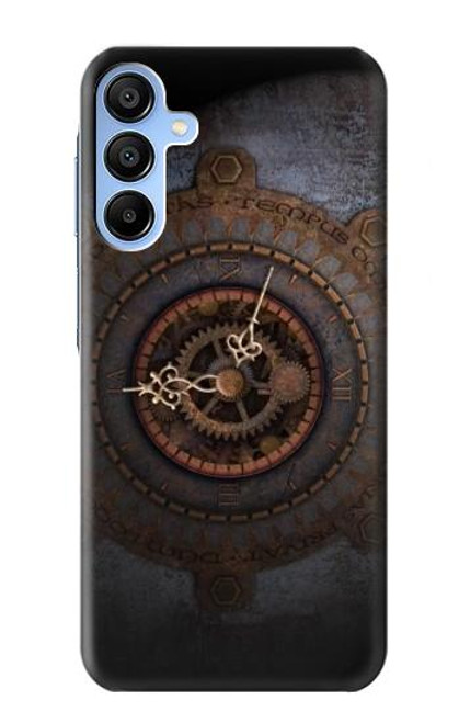 S3908 Horloge Vintage Etui Coque Housse pour Samsung Galaxy A15 5G