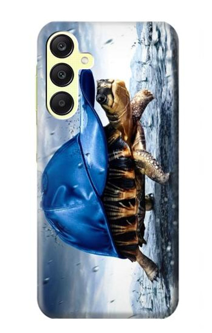 S0084 Tortue sous la pluie Etui Coque Housse pour Samsung Galaxy A25 5G