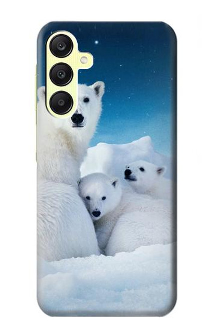 S0285 Ours polaire Etui Coque Housse pour Samsung Galaxy A25 5G