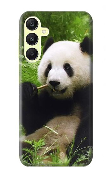 S1073 Panda Prenez plaisir à manger Etui Coque Housse pour Samsung Galaxy A25 5G