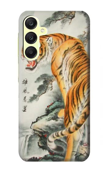 S1934 Peinture Tigre chinois Etui Coque Housse pour Samsung Galaxy A25 5G