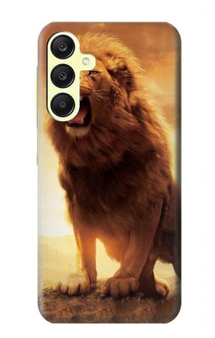 S1957 Lion Etui Coque Housse pour Samsung Galaxy A25 5G