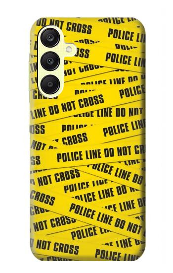 S2088 Banderole de la police ne pas dépasser Etui Coque Housse pour Samsung Galaxy A25 5G