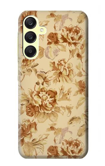 S2180 Motif Fleur Floral Millésime Etui Coque Housse pour Samsung Galaxy A25 5G
