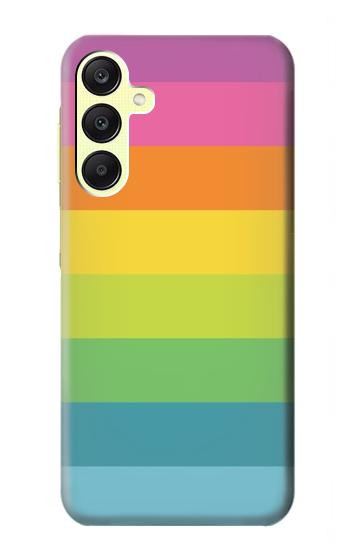 S2363 Arc en ciel Motif Etui Coque Housse pour Samsung Galaxy A25 5G