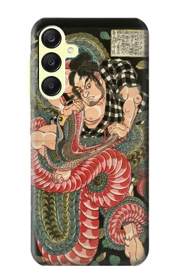 S2469 108 héros de Suikoden Saginoike Heikuro Etui Coque Housse pour Samsung Galaxy A25 5G