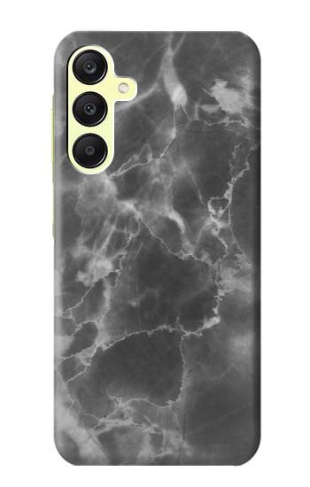 S2526 Noir Marbre imprimé graphique Etui Coque Housse pour Samsung Galaxy A25 5G