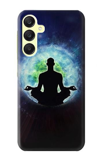 S2527 Yoga La nature Univers Etui Coque Housse pour Samsung Galaxy A25 5G